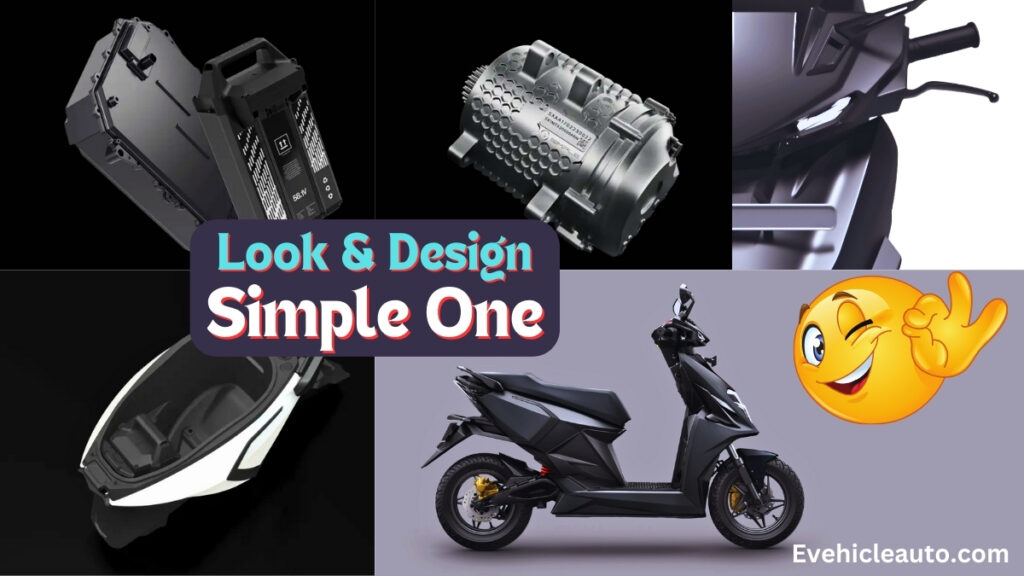 Simple One Electric Scooter Look and design 2024